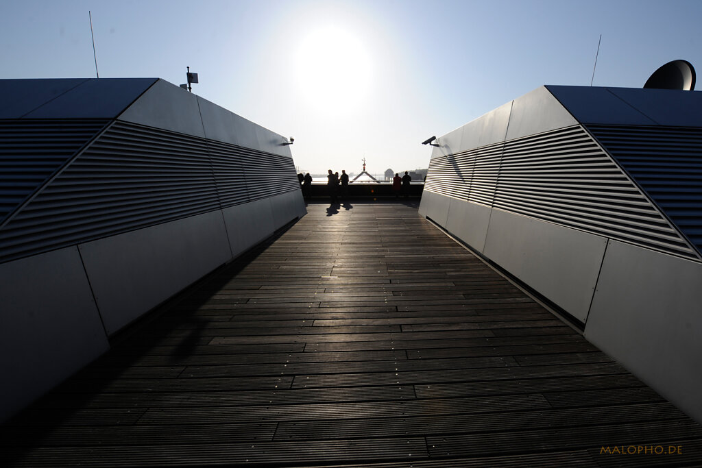 Dockland Gegenlicht