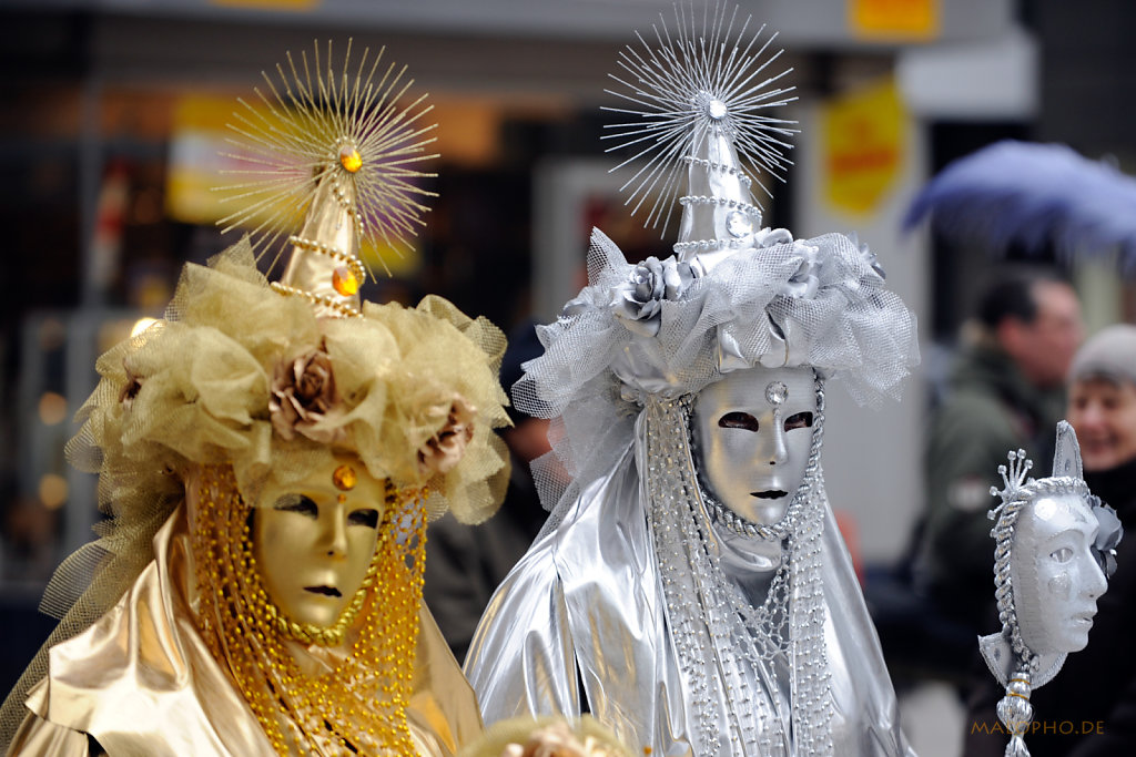 Gold und Silber Portrait