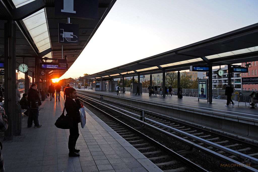 S-Bahn Abendsonne