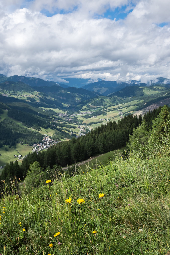 Almwiesen vor La Villa