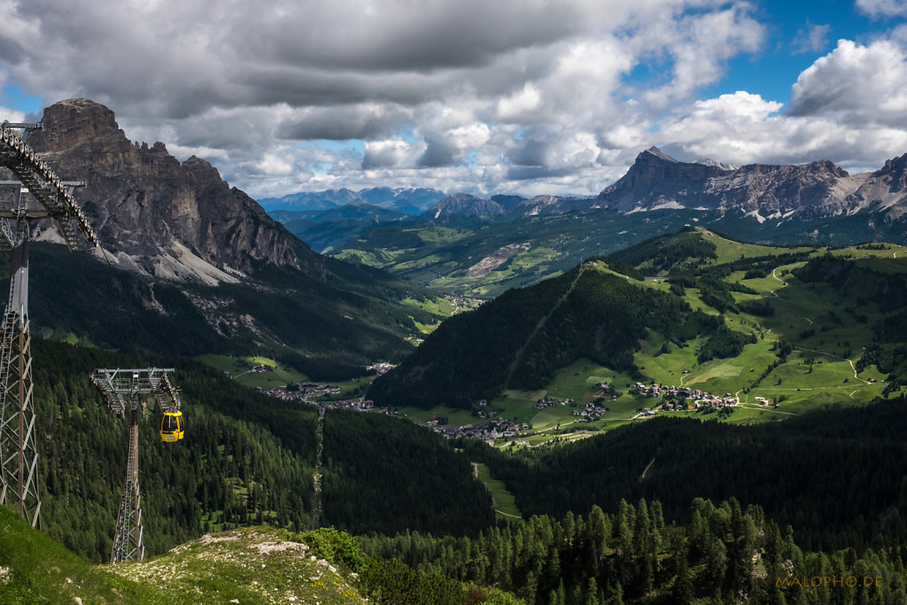 Blick über Alta-Badia