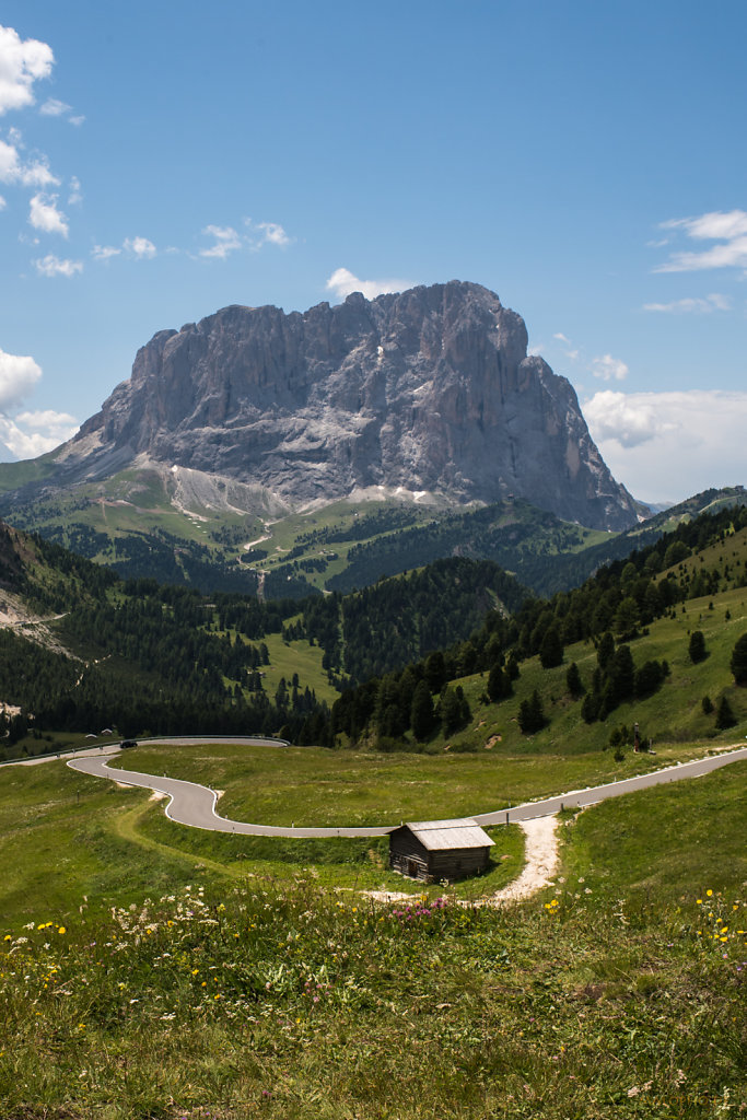 Blick vom Grödnerjoch